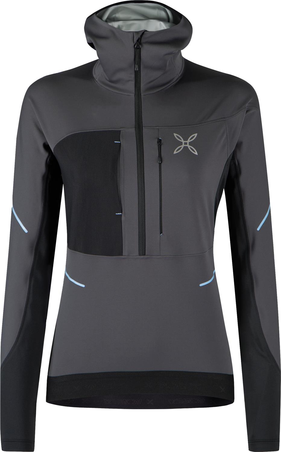 Montura - RITMO PTC AIRCORE HALF ZIP M.W — ANTRACITE/DUSK — Vista frontale 1