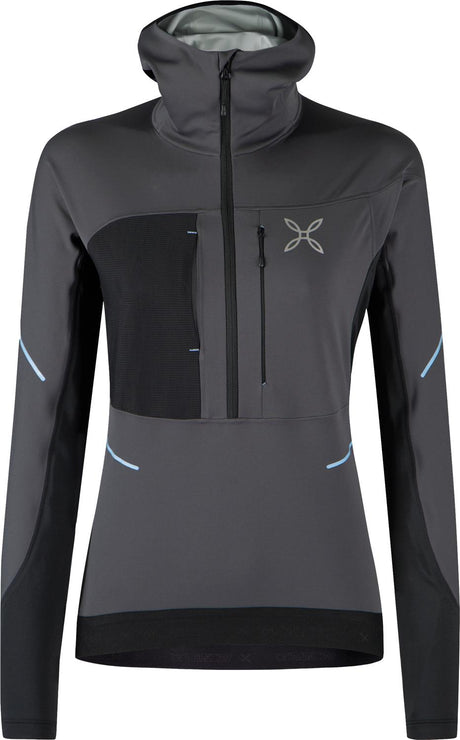 Montura - RITMO PTC AIRCORE HALF ZIP M.W — ANTRACITE/DUSK — Vista frontale 1