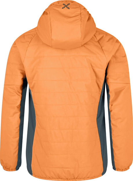 Montura - SPACE LIGHT HOODED JACKET KIDS — MELON/PIOMBO — Vista posteriore 3