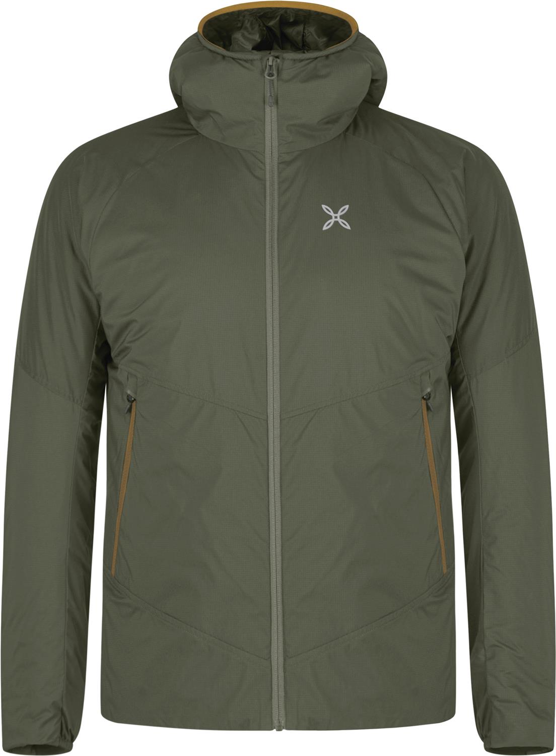 Montura - DOLOMITI HOODED JACKET — VERDE SALVIA/BRONZE BROWN — Vista frontale 1