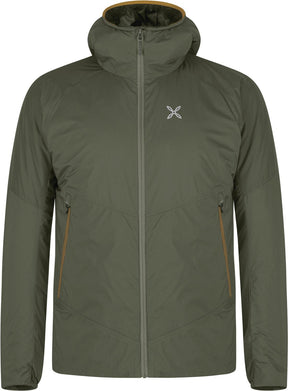 Montura - DOLOMITI HOODED JACKET — VERDE SALVIA/BRONZE BROWN — Vista frontale 1