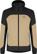 Montura - SEED HOODED JACKET — DESERT BEIGE/SUNNY LIME — Vista frontale 1