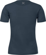 Montura - LOGO MERINO T-SHIRT WOMAN — BLUEBERRY — Vista posteriore 2