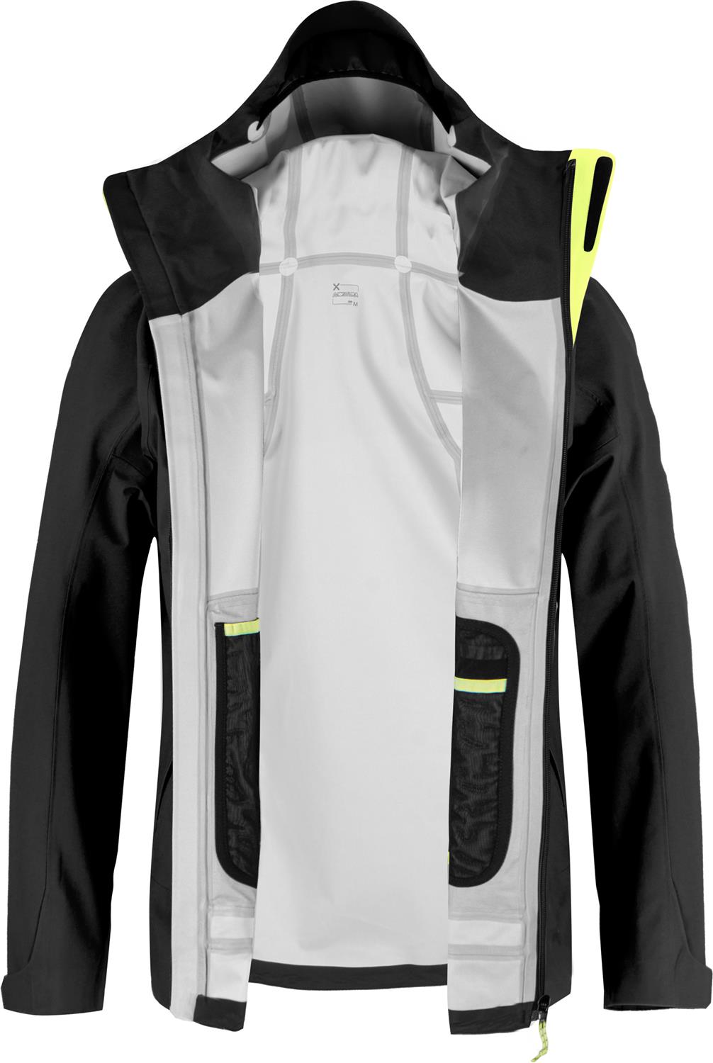 Montura - LAND PROMETEO JACKET — BLACK/SUNNY LIME — Immagine 4