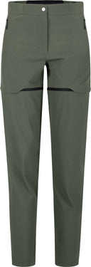 Montura - RISE ZIP OFF PANTS WOMAN — VERDE SALVIA — Vista frontale 1