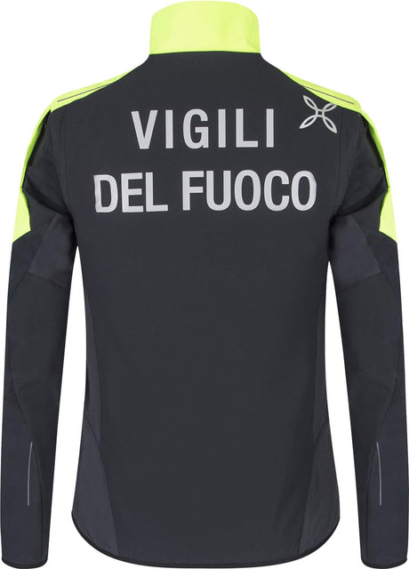 Montura - BRAVE 3 JACKET — BLACK/GIALLO FLUO PERS. — Vista posteriore 3