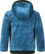 Montura - POLAR STRETCH HOODY JKT BABY — STEEL BLUE — Vista posteriore 3