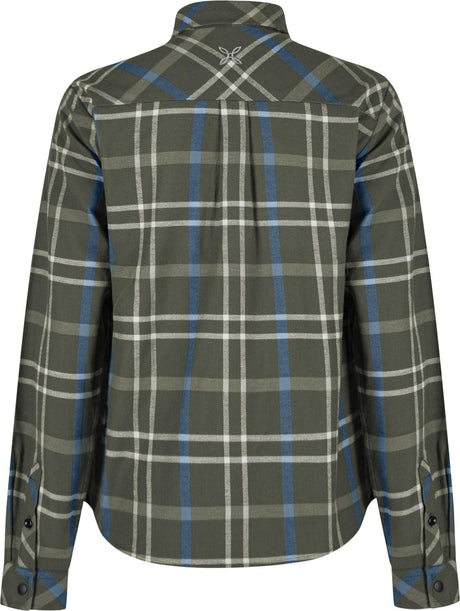 Montura - CHECK SHIRT WOMAN — VERDE SALVIA/DUSK — Vista posteriore 2