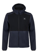Montura - SHERPA RIPSTOP HOODED MAGLIA — GRAPHITE BLUE — Vista frontale 1