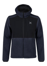 Montura - SHERPA RIPSTOP HOODED MAGLIA — GRAPHITE BLUE — Vista frontale 1
