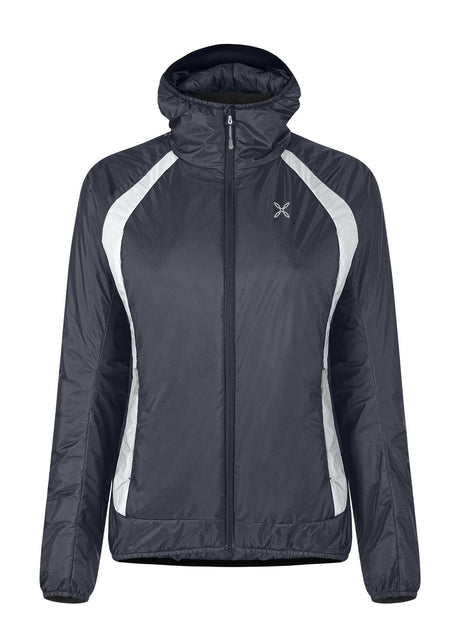 Montura - VULCAN 2.0 JACKET WOMAN — GRAPHITE BLUE/QUIET GREY — Vista frontale 1