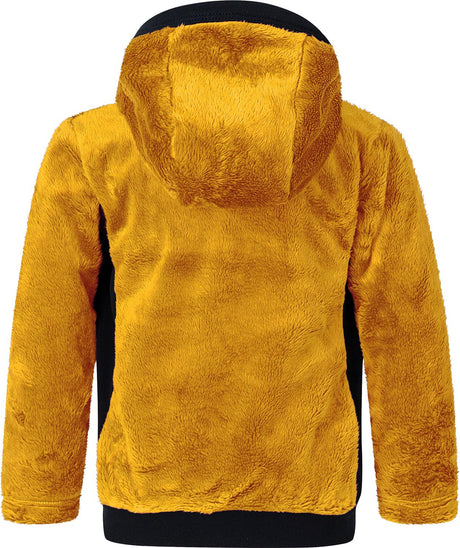 Montura - POLAR STRETCH HOODY JKT BABY — MUSTARD — Vista posteriore 3