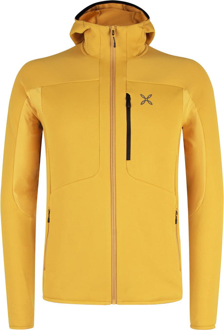 Montura - SMOOTH 2 HOODED MAGLIA — MUSTARD — Vista frontale 1