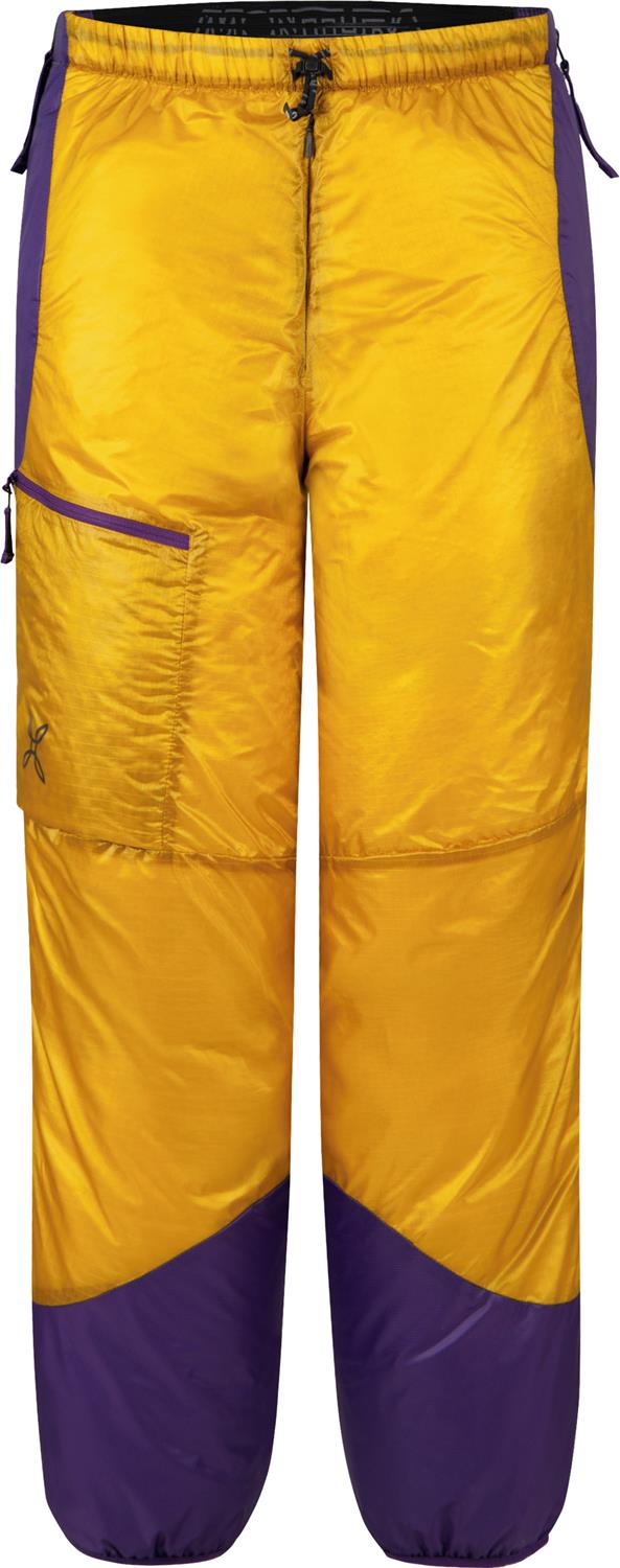 Montura - VERTIGO EXPED DUVET PANTS — MUSTARD/PETUNIA — Vista frontale 1