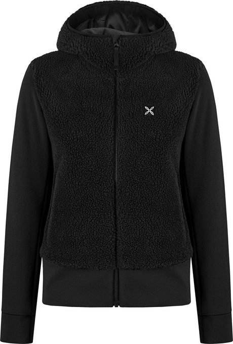 Montura - SHERPA MIX JACKET WOMAN — BLACK — Vista frontale 1