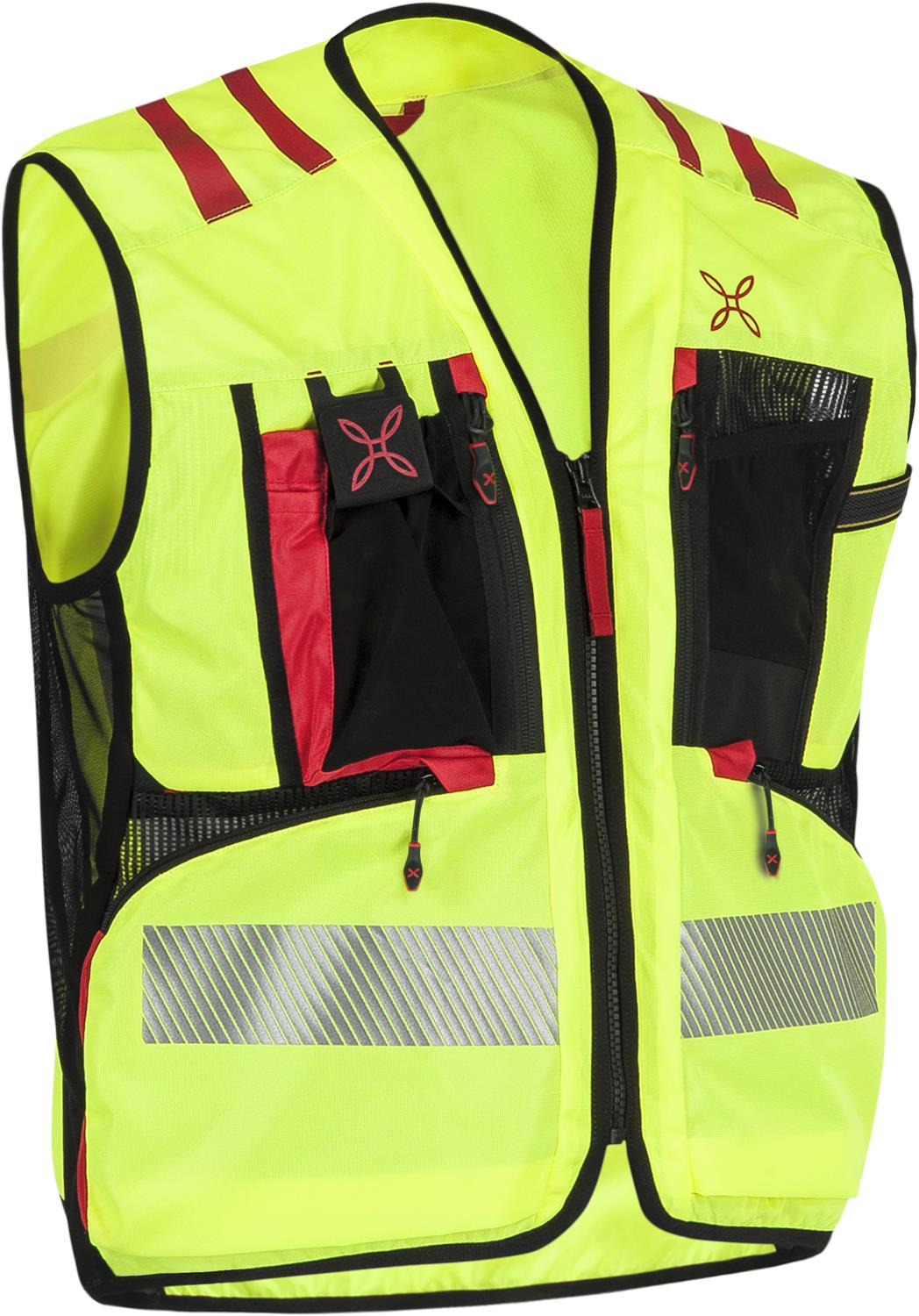 Montura - OPERATOR BASIC 2.0 VEST — GIALLO FLUO/ROSSO — Immagine 2