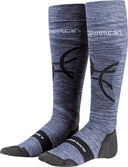 Montura - MERINO WOOL LIGHT SOCKS — DUSK/VERDE SALVIA — Vista frontale 1