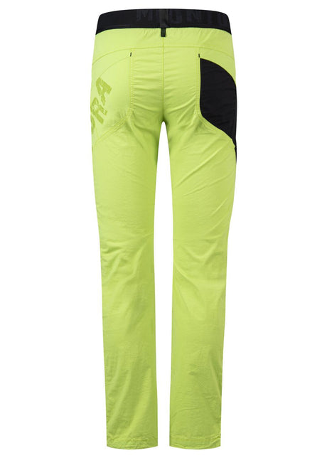 Montura - NISKA PANTS — VERDE LIME/ARDESIA DELAVE' — Vista posteriore 3