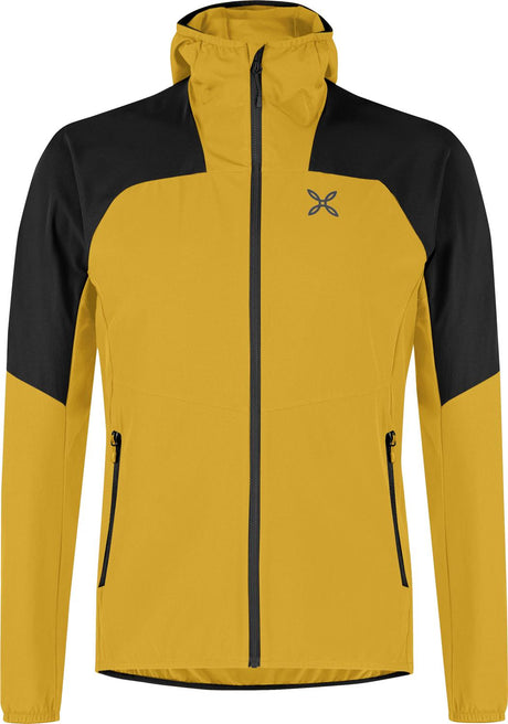 Montura - RISE HOODED JACKET — MUSTARD — Vista frontale 1