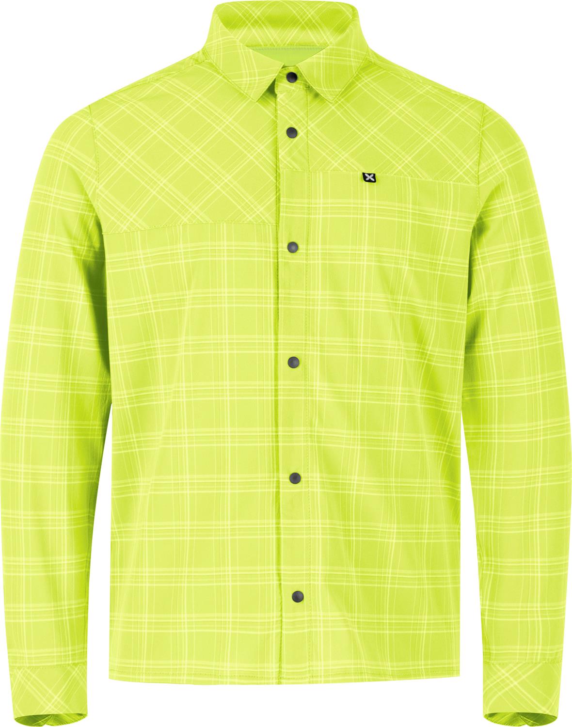 Montura - DOLOMITI L/S SHIRT KIDS — VERDE LIME — Vista frontale 1