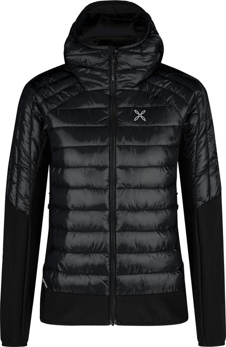 Montura - PEAK HYBRID HOODED JACKET WOM. — BLACK — Vista frontale 1