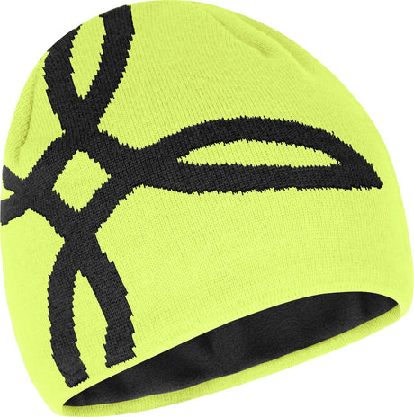 Montura - LOGO LINED BEANIE — SUNNY LIME — Vista frontale 1