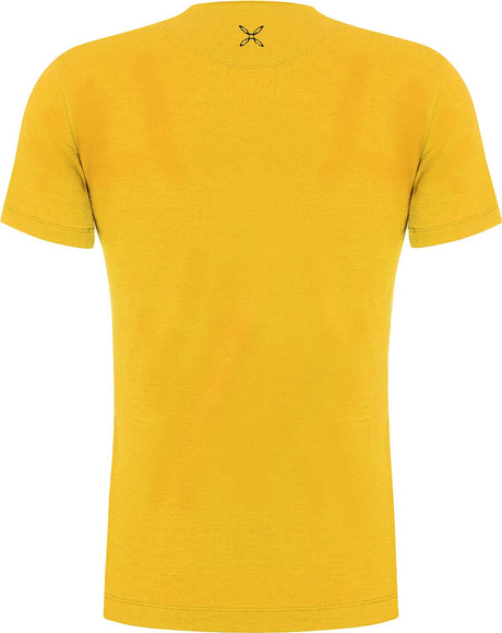 Montura - PEAKS MERINO T-SHIRT — MUSTARD — Vista posteriore 2