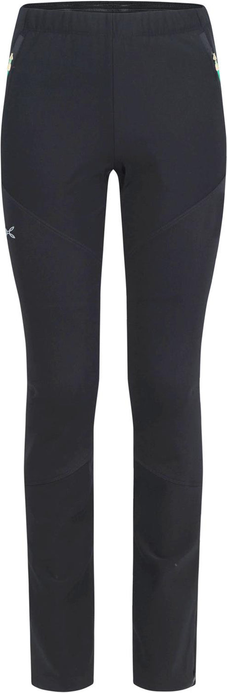 Montura - NORDIK 2 PANTS WOMAN — BLACK/BRIGHT TEAL — Vista frontale 1