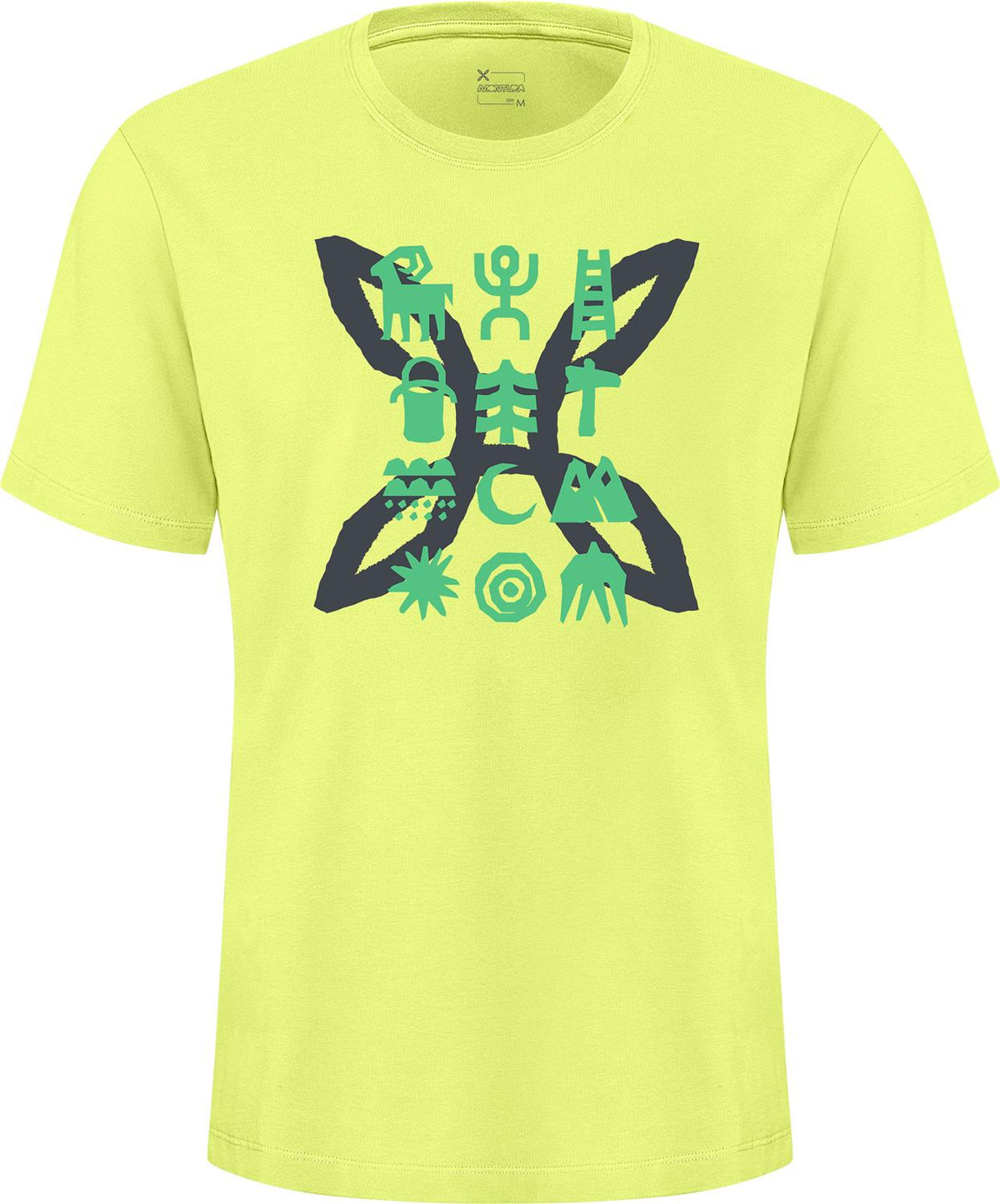 Montura - ROCK PAINTING T-SHIRT — SUNNY LIME — Vista frontale 1