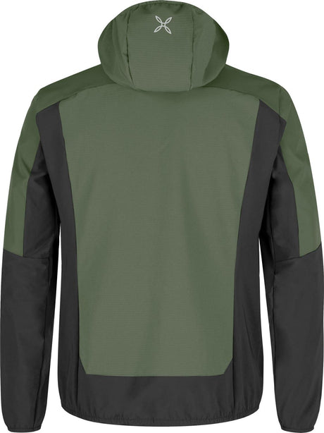 Montura - DOLOMITI WIND HOODED JACKET — VERDE SALVIA — Vista posteriore 3