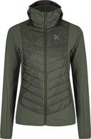 Montura - TRACE HYBRID JACKET WOMAN — VERDE SALVIA/VINACCIA — Vista frontale 1
