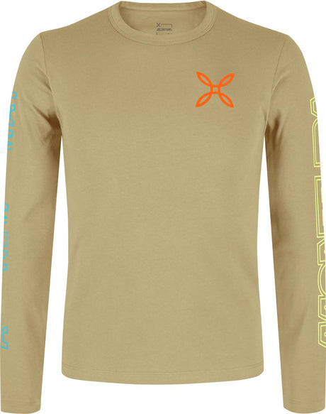 Montura - NEW WAY MAGLIA — DESERT BEIGE/SUNNY LIME — Vista frontale 1