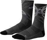 Montura - GRAPHIC LOGO SOCKS — BLACK/QUIET GREY — Vista frontale 1