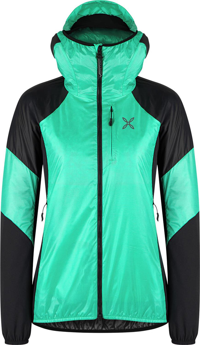Montura - VERTIGO COMF. HOODED JKT WOM. — BRIGHT TEAL — Vista frontale 1