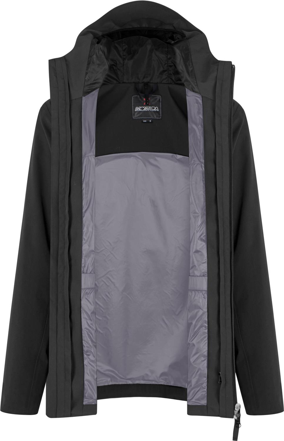 Montura - GAVIA 3 IN 1 JACKET WOMAN — BLACK — Immagine 4