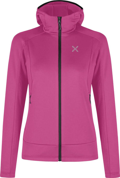 Montura - PULSE HOODED MAGLIA WOMAN — BATON ROUGE — Vista frontale 1
