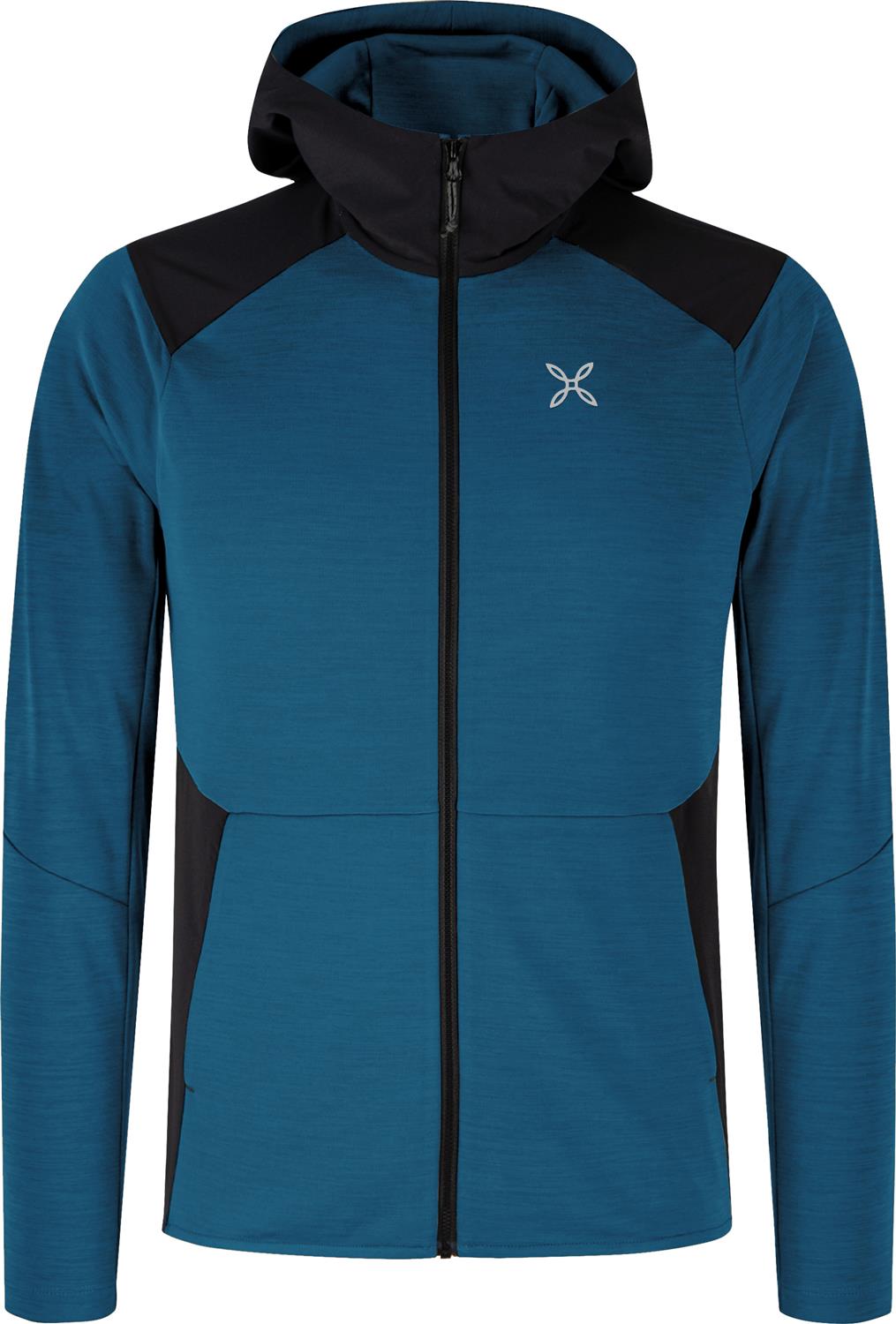 Montura - TIMELESS MIX HOODED MAGLIA — DEEP BLUE — Vista frontale 1