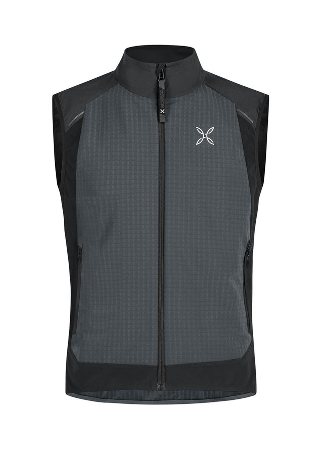 Montura - WIND REVOLUTION VEST — PIOMBO — Vista frontale 1
