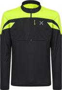 Montura - HIGH ZIP 2 MAGLIA — BLACK/GIALLO FLUO — Vista frontale 1