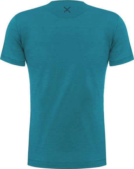 Montura - PEAKS MERINO T-SHIRT — STEEL BLUE — Vista posteriore 2