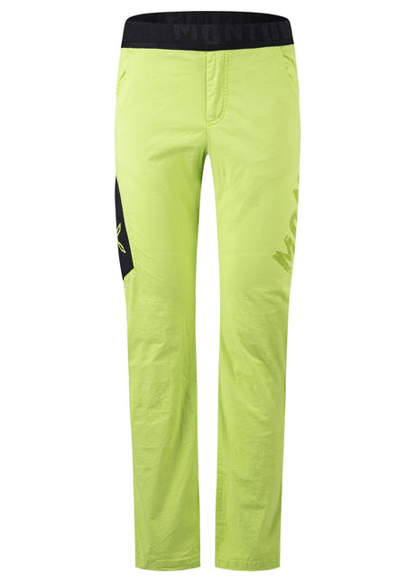 Montura - NISKA PANTS — VERDE LIME/ARDESIA DELAVE' — Vista frontale 1