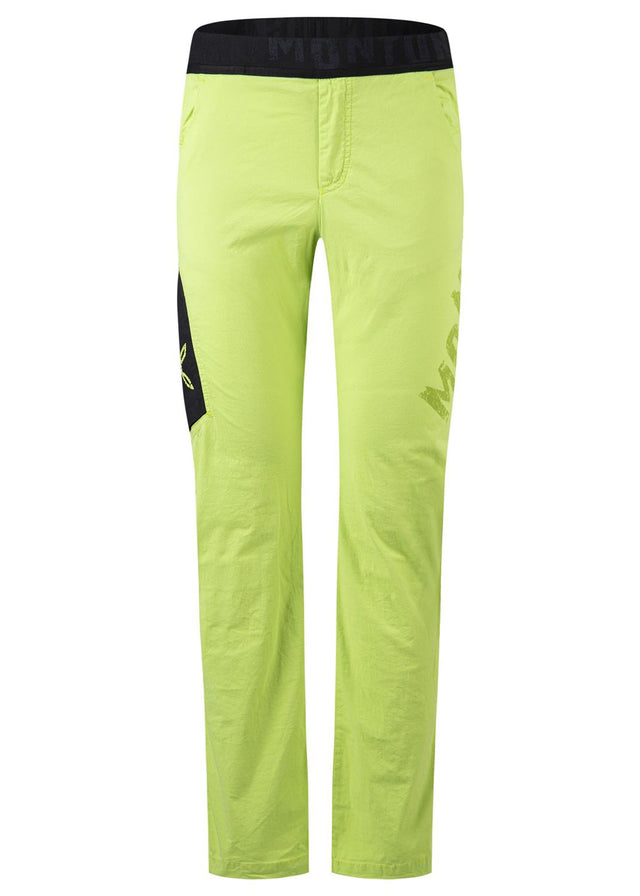 Montura - NISKA PANTS — VERDE LIME/ARDESIA DELAVE' — Vista frontale 1