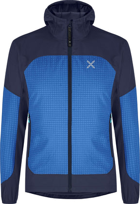 Montura - SEED HOODED JACKET — B.BLUE/GRAPHITE BLUE — Vista frontale 1