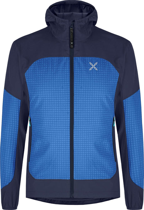Montura - SEED HOODED JACKET — B.BLUE/GRAPHITE BLUE — Vista frontale 1