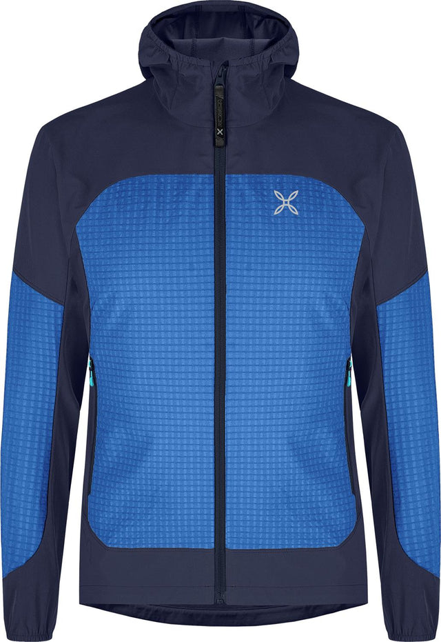 Montura - SEED HOODED JACKET — B.BLUE/GRAPHITE BLUE — Vista frontale 1