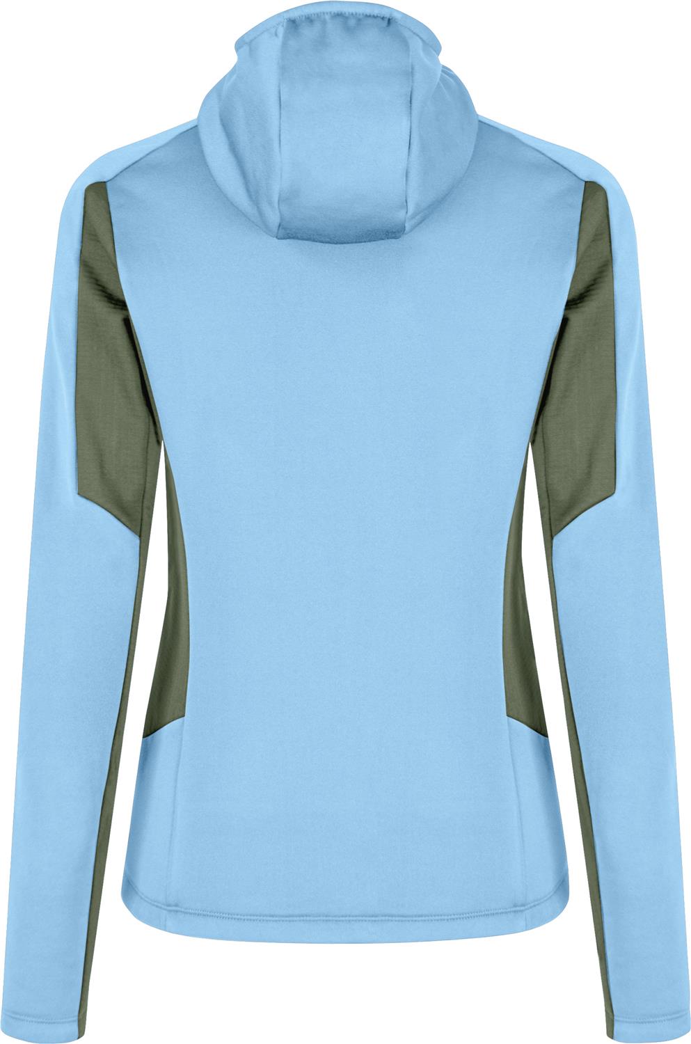 Montura - PULSE HOODED MAGLIA WOMAN — DUSK/VERDE SALVIA — Vista posteriore 3