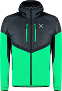 Montura - SPITZE HYBRID JACKET — VIBE GREEN/PIOMBO — Vista frontale 1