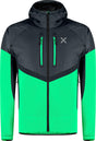 Montura - SPITZE HYBRID JACKET — VIBE GREEN/PIOMBO — Vista frontale 1