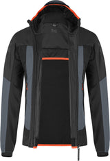 Montura - AIR ACTION HYBRID JACKET — PIOMBO/ORANGE — Immagine 4