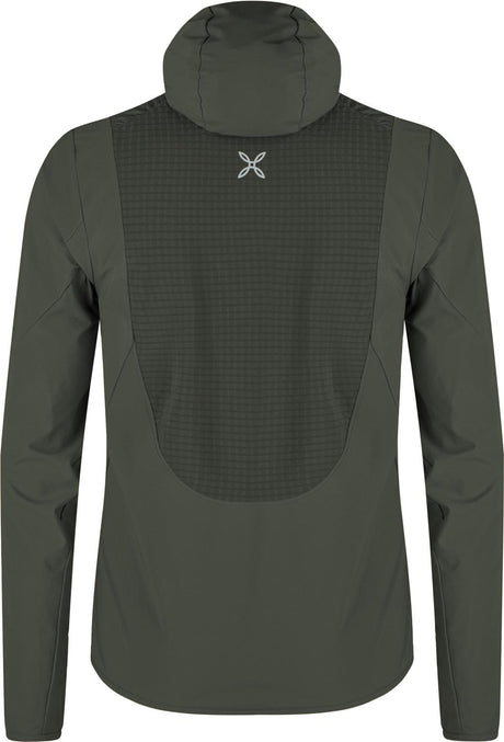 Montura - TRACE HYBRID JACKET — VERDE SALVIA/VERDE LIME — Vista posteriore 3